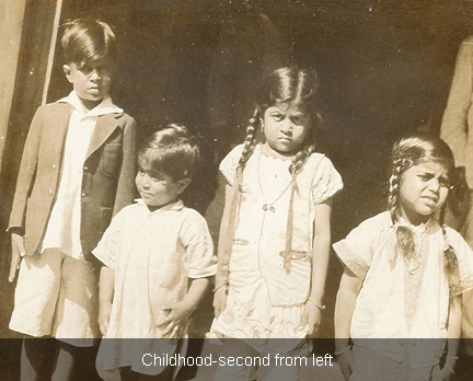 Childhood - Second from left